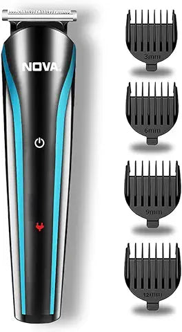 PHILIPSProfessional Battery Powered Rechargeable Cordless Beard Hair Trimmer Kit with Guide Combs Brush USB Cord for Men, Family or Pets, Multicolor